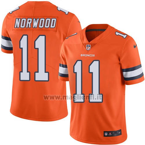 Maglia NFL Legend Denver Broncos Norwood Arancione